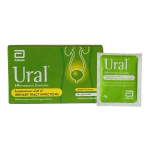 Abbott Ural Effervescent Granules Sachet (Lemon Flavour) 28 x 4g Sachets