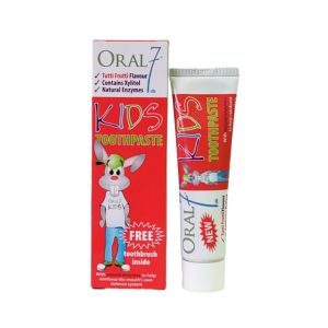 [Bundle of 2] Oral7 Kids Toothpaste 50ml with Free Toothbrush