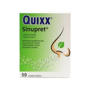 Quixx Sinupret Coated Tablet 50s