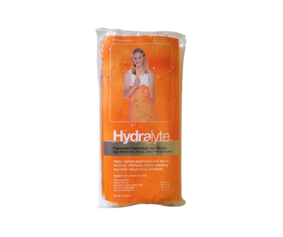 Hydralyte Electrolyte Ice Blocks 8x62.5ml