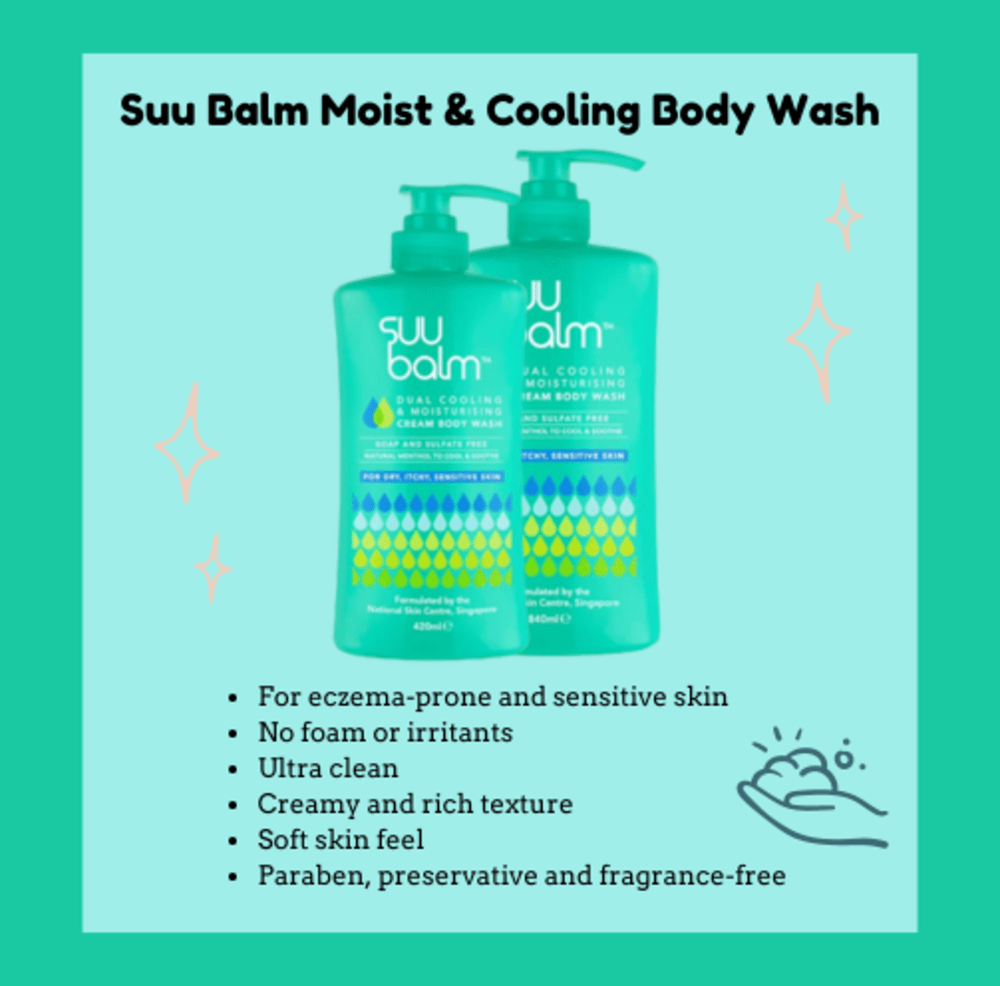 Suu Balm Moist & Cooling Body Wash 420ml/840ml