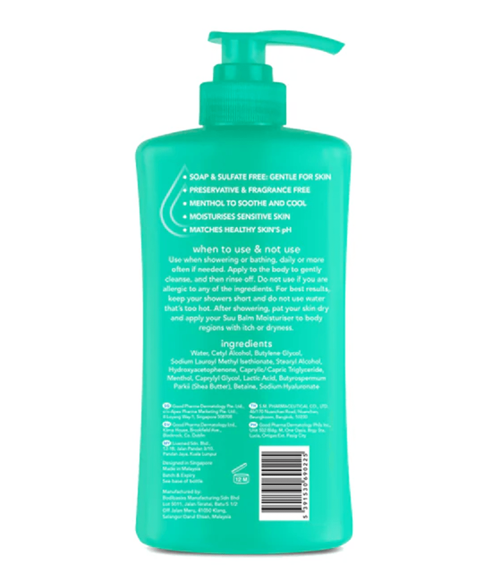 Suu Balm Moist & Cooling Body Wash 420ml/840ml - Image 3