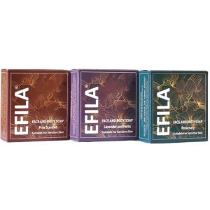EFILA Face and Body Soap Bar 100g (Lavender and Herbs / Pine Scented / Rosemary)