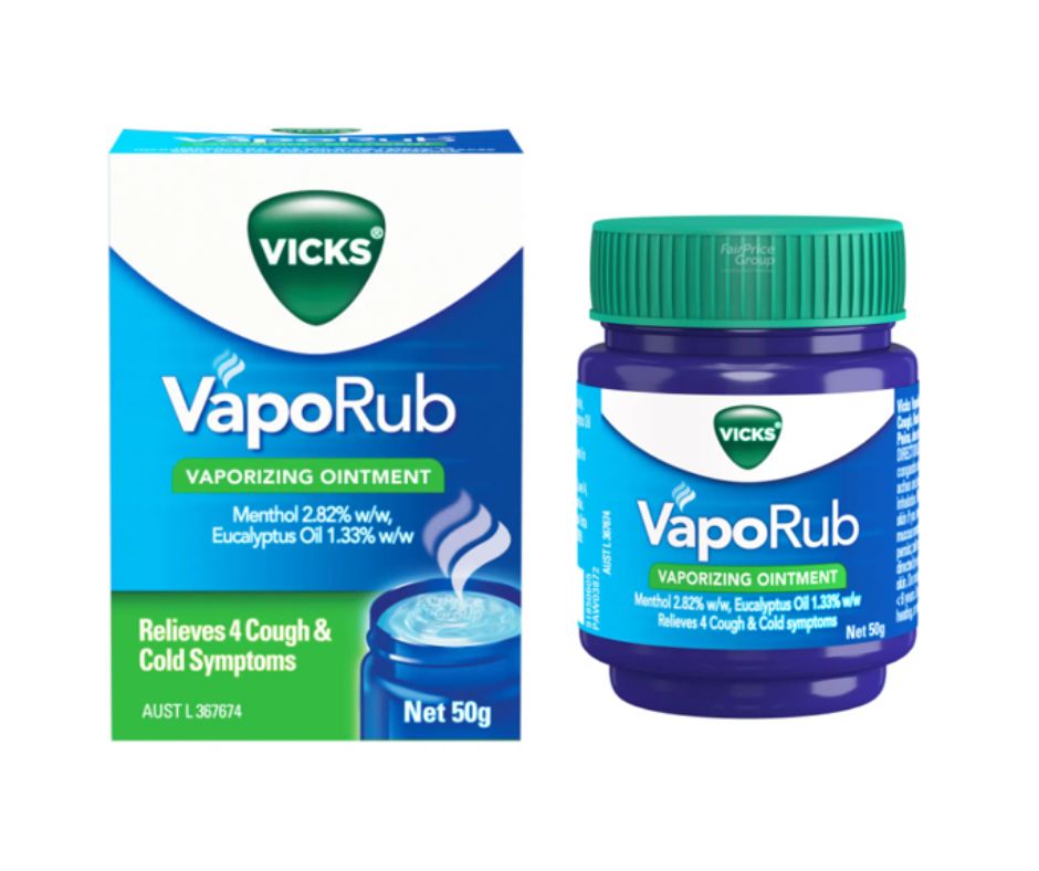 Vicks VapoRub Vaporizing Ointment 50g